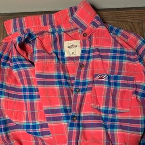 Hollister multicolored flannel